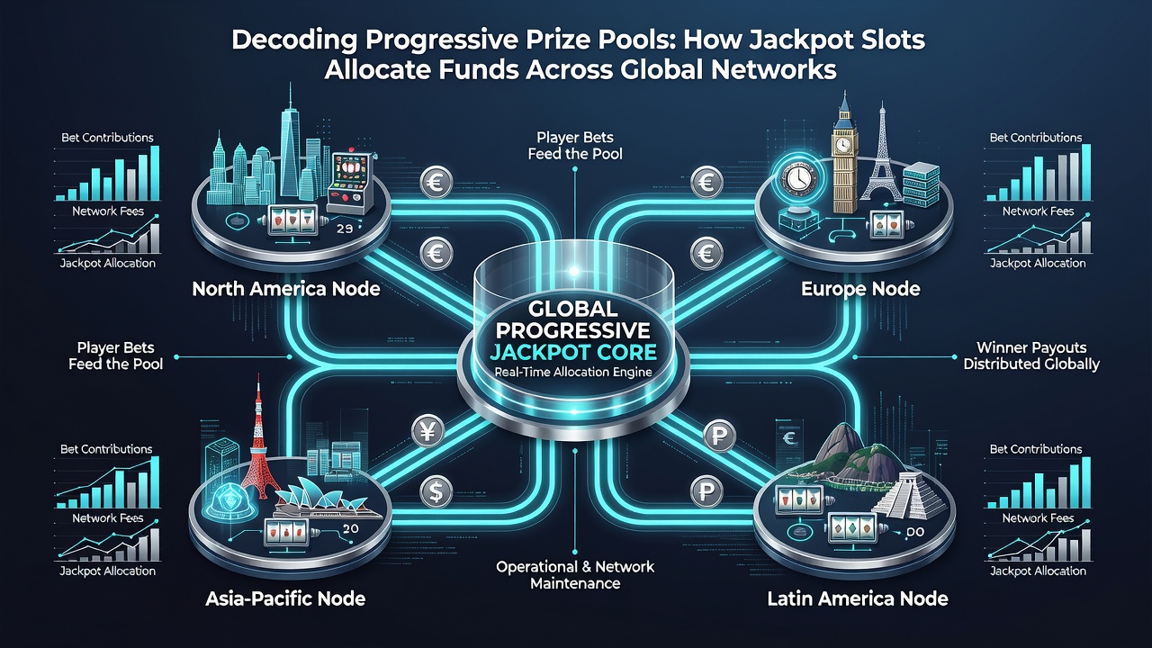 Verteilung von Mitteln in progressiven Jackpot-Pools